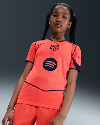 F.C. Barcelona 2025/26 Stadium Third Older Kids' Nike Dri